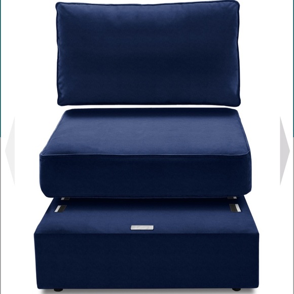 Lovesac Navy Twill Covers - Picture 2 of 3